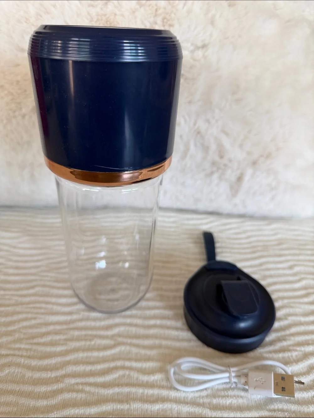 Portable Personal Juicer - Blue Compact Blender